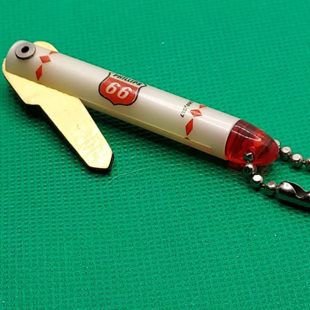 VTG Key Chain Phillips 66 Logo Advertising National Motor Co. Thomasville, NC
