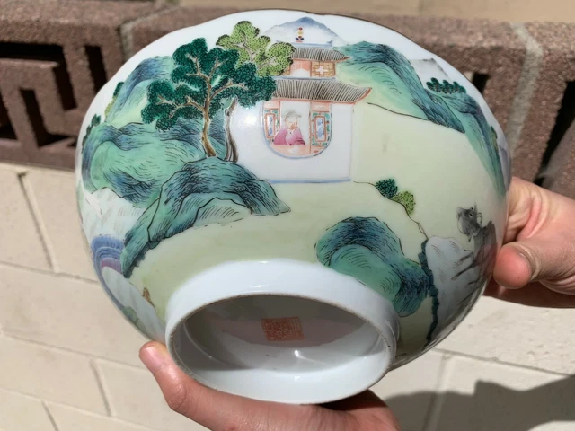 Estate Collection Chinese Antique Qing Dynasty 19th Porcelain Bowl with Daoguang