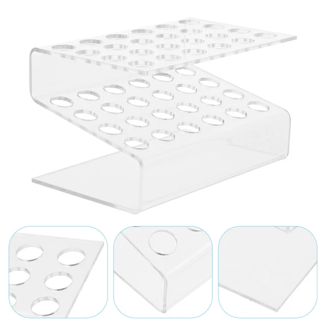Socle présentoir acrylique angles biseautés support pour minéraux. 3 Socle présentoir acrylique angles biseautés support pour minéraux. 3