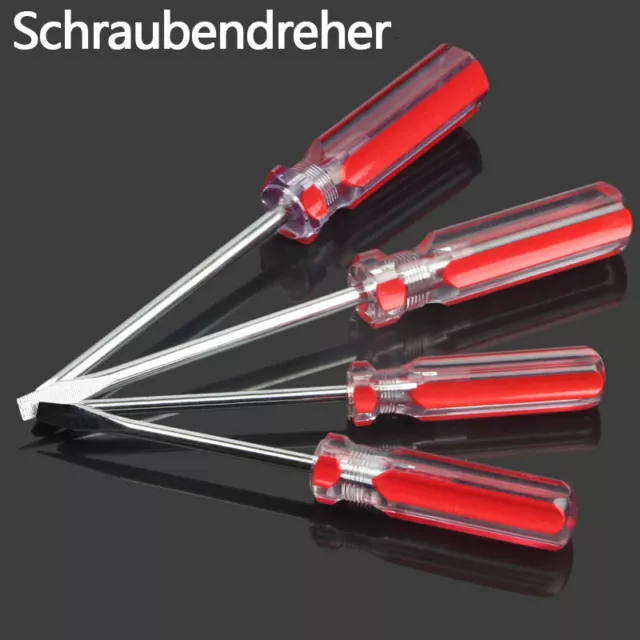 Schraubendreher Set Kreuz/Schlitz Handwerkzeuge Mini Schraubenzieher 75mm~150mm