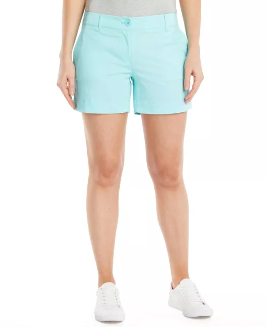 Nautica Women's Comfort Tailored Stretch Cotton Solid and Novelty Short 14