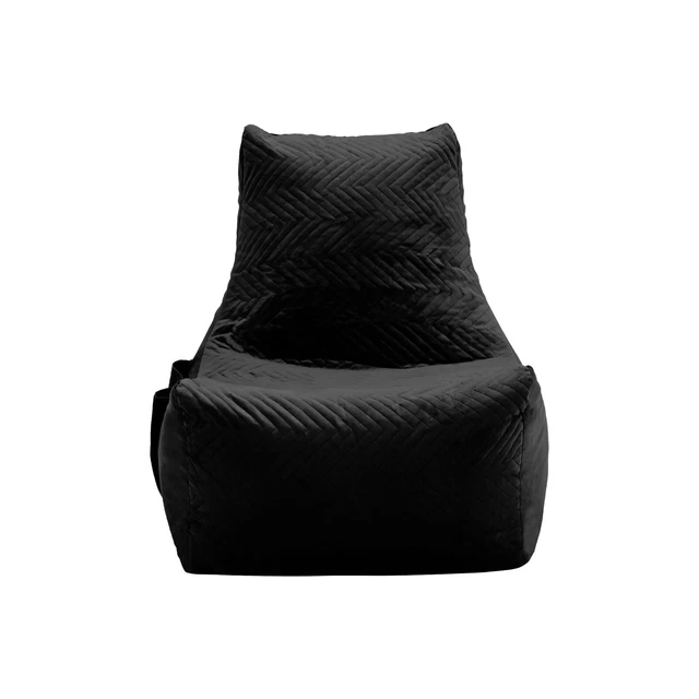 Bolso de frijoles de terciopelo Highback silla interior adulto tumbona juegos beanbag asiento sofá