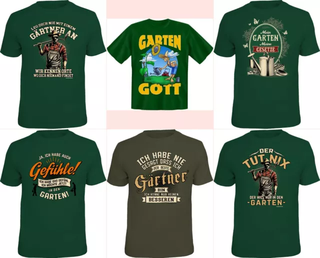 Giardiniere T-Shirt Garten Shirts Regalo per Uomini Compleanno Detto T-Shirt