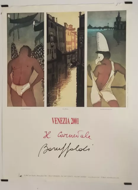 Baruffaldi Il Carnival 2001 Original Poster Carnival Italy Show