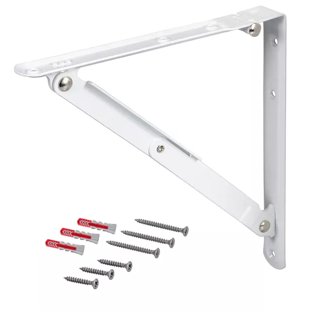 Consola Plegable Soporte Plegable Blanco 75KG Consola Wandträger Para Doblez