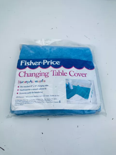 Vintage 1998 Fisher Price Changing Table Cover 17x35"