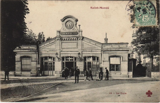 CPA AK St-MANDÉ - La Gare (44525)