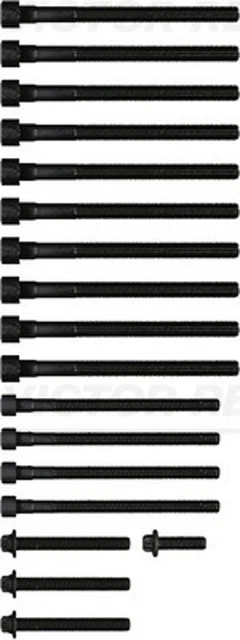 Set viti testata cilindro VICTOR REINZ 14-32309-02 per BMW E93 E90 Z4 X6 E91 Serie 3