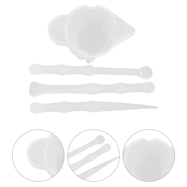 2 Set Klebewerkzeug Farbmischbecher Lebensmittel Kristall-Epoxy
