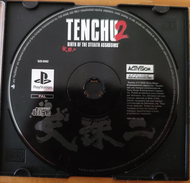 Tenchu 2: Birth Of The Stealth Assassins - Sony PS1, Jeu D'Occasion, Bon État
