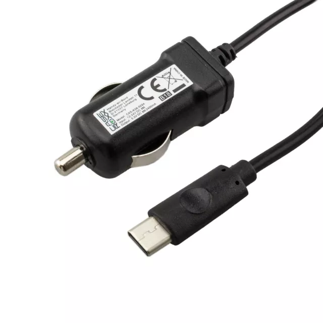 caseroxx Chargeur de voiture pour Sony Xperia XZ USB TYPE-C câble