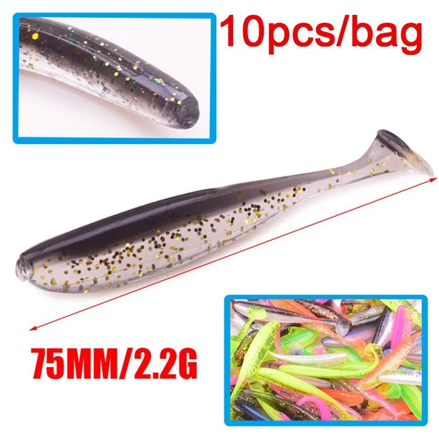 couleur nager seul t queue leurre souple en plastique capucin ver ver - pêche
