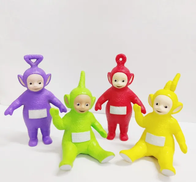 4Pcs Teletubbies Figure Toy Playset Collectible Toy Kids Xmas Gift Cake Topper