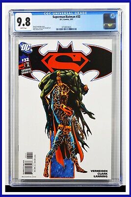Superman Batman #32 CGC Graded 9.8 DC February 2007 White Pages Comic Book