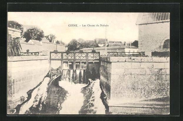 CPA Cosne, les Chutes du Nohain