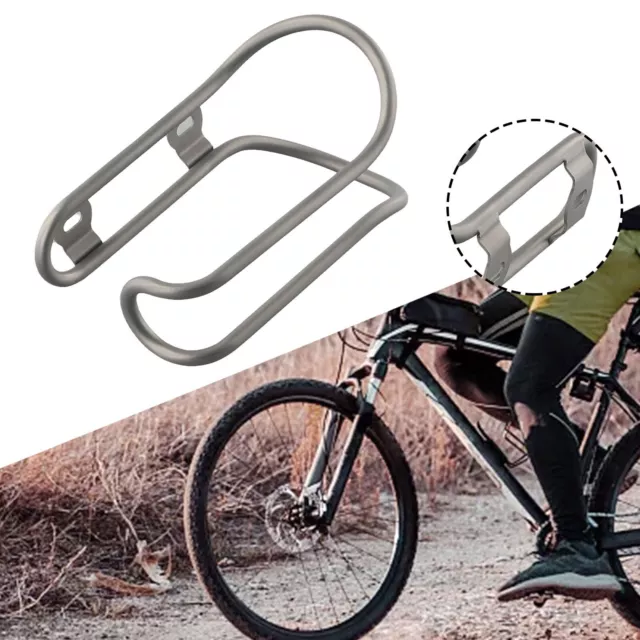 Porte-bouteille d'eau en alliage de titane pour vélos design robuste et durable