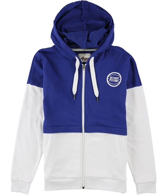 G-III Sports da Donna Detroit Pistons Felpa con Cappuccio Felpa, Blu, Piccolo