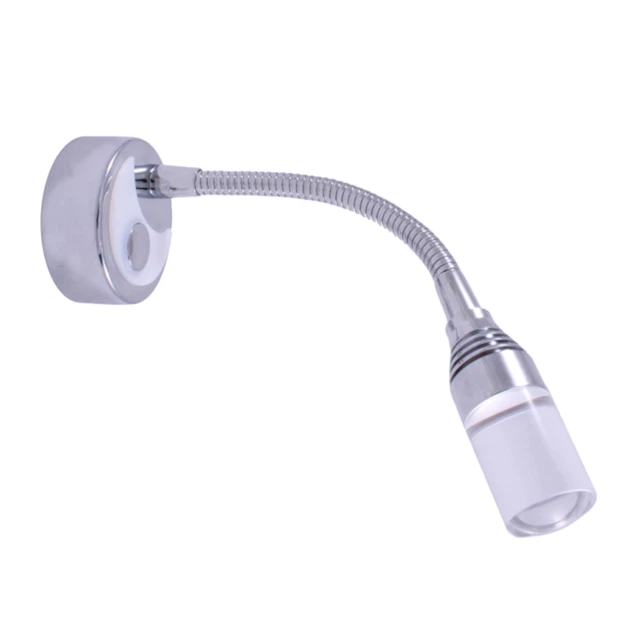Dimatec 12V 1W Flexi Leselampe mit Dual Licht (MD259)