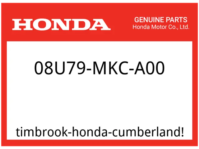 Honda OEM Part 08U79-MKC-A00