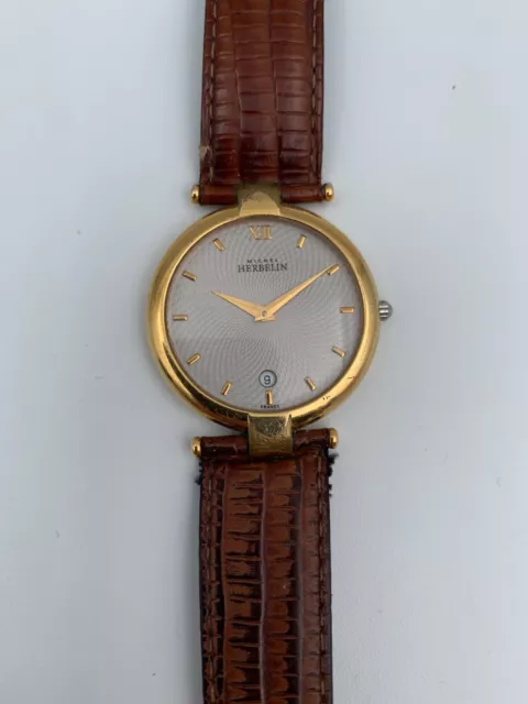 Montre Quartz Homme Femme Michel Herbelin Quartz Dateur 33 Grammes W850 Montre Quartz Homme Femme Michel Herbelin Quartz Dateur 33 Grammes W850