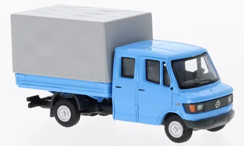 Brekina 36951 - 1/87 Mercedes L 307 D Doka, blau, 1988 - Neu