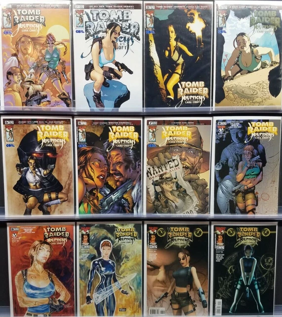Tomb Raider Journeys 1 2 3 4 5 6 7 8 9 10 11 12 Image/Top Cow 2001 Hughes Covers