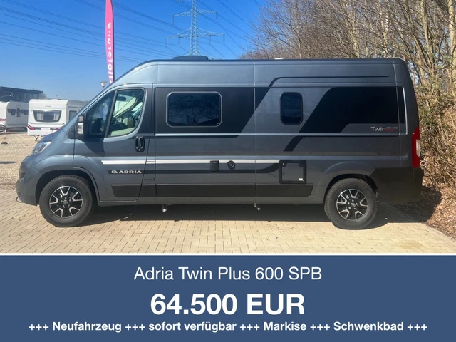 Adria Twin 600 Plus SPB (Modelljahr 2023) +++ Neufahrzeug +++ Garantie +++