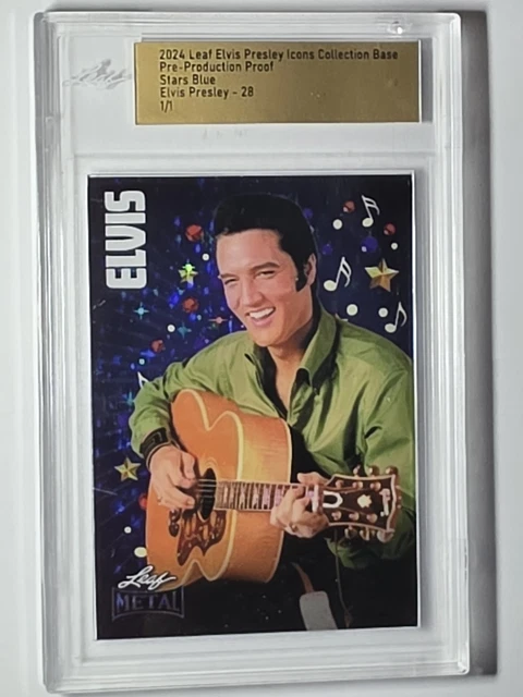 2024 LEAF METAL Elvis Presley Icon Collection Silver Shimmer 92/99