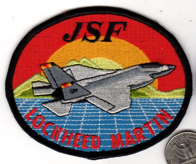 US AIR FORCE Navy USMC JSF Lockheed Martin F16 Jet Patch Joint Strike ...