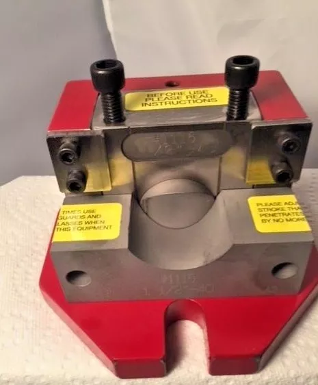 1-1/2" OD 16 ga wall thickness  Notcher / Coper for Scotchman Ironworker