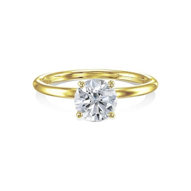 Bague Fiançailles Or Jaune 14 Carats – Citrine Lab-created 6,77 Ct, Diamants, Taille Ovale
