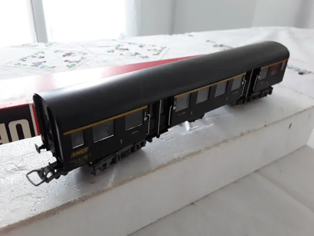 Train Ho Wagon sncf Voiture Voyageurs 1er Classe Modernisée Jouef Ref 5101