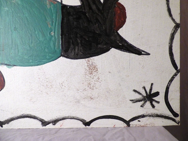 R A Miller Folk Art Paint on Wood ORIGINAL Acquired Directly from ARTIST 14