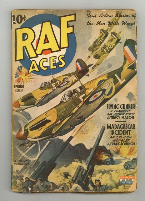 RAF Aces Pulp Mar 1943 Vol. 3 #2 GD/VG 3.0