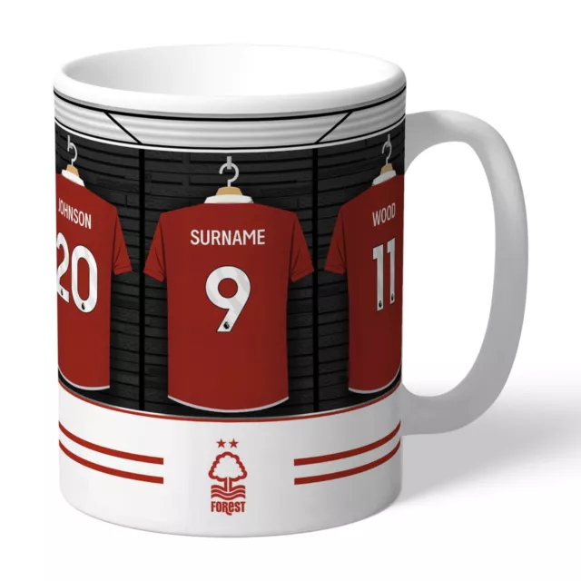 Personalised NOTTINGHAM FOREST Mug Notts Football Club FC Dressing Room Fan Gift