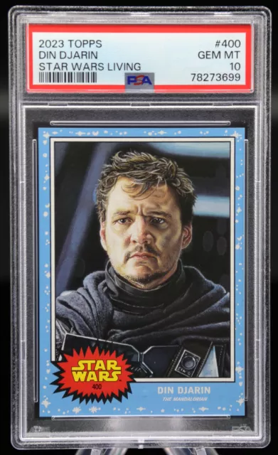 2023 Topps Star Wars Living DIN DJARIN #400 Mandalorian /4,024 PSA 10 Gem Mint