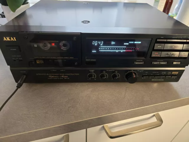 AKAI GX-75 Tape Deck  Kassetten Spieler Player Cassetten Rekorder 3 Tonköpfe