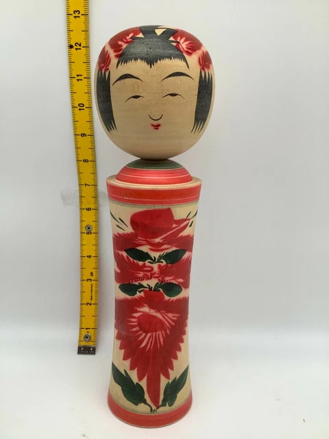 Ancienne Poupée Japonaise Kokeshi Naruko – Bois Traditionnel Vintage