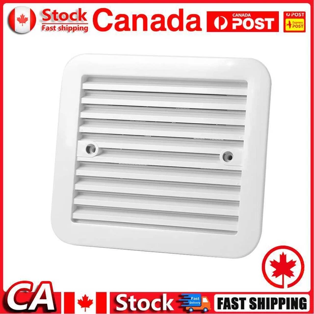 Silent 12V Fridge Vent with Fan for RV Trailer Caravan Side Air Ventilation Fan
