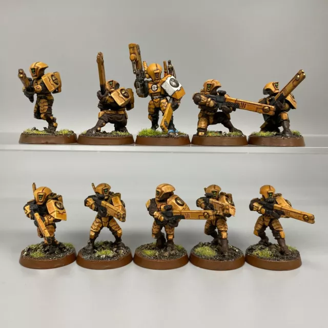 T' Au Imperio Fuego Warriors Pintado Tau Warhammer 40,000 40K Games Workshop