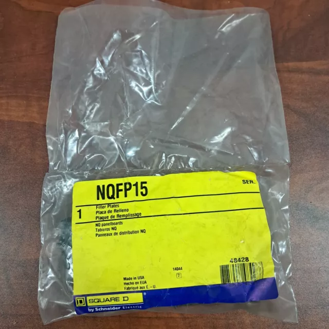 Pack of 15x - Square D By Schneider Electric Panelboard Filter Plates NQFP15