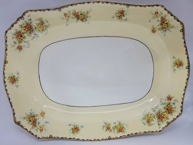Royal Winton England  Serving Platter  porcelain vtg plate grimwades art pottery