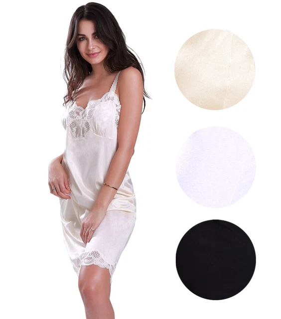 Slips For Under Dresses Non Cling Ilusion 1112 Plus Size Lace