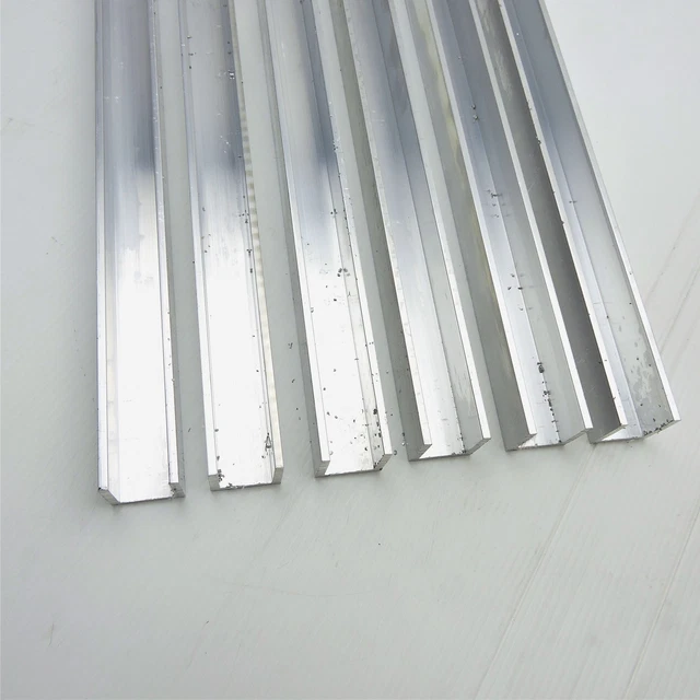 .125" thick Aluminum CHANNEL 1'' wide & 1" leg, 95" long QTY 6  sku 168412