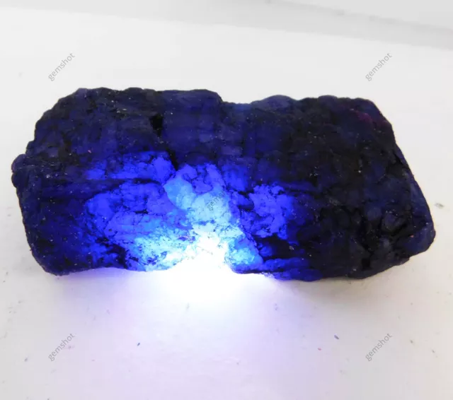 258 Ct Natural Sapphire Huge Rough Earth Mined Certified Blue Loose Gemstone