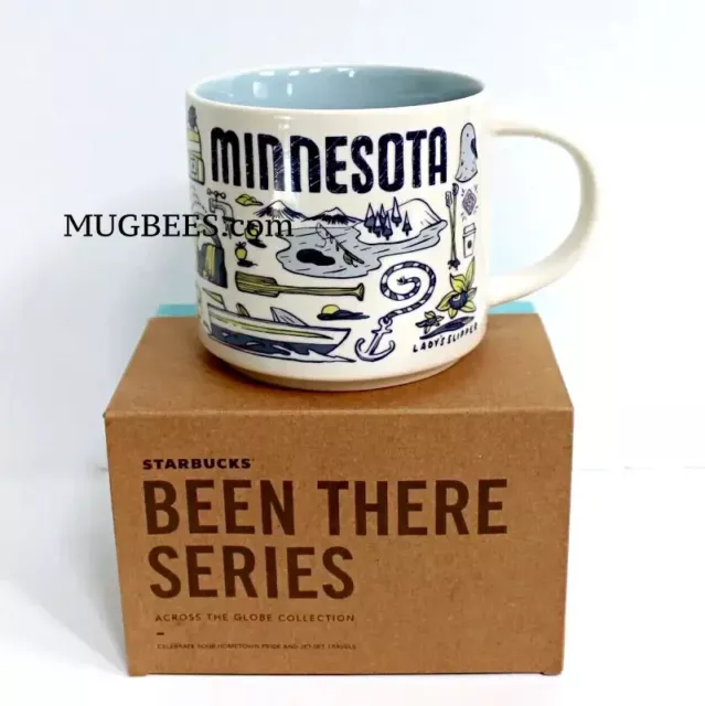 Starbucks Been There Series Minnesota Ceramic Coffee Mug Cup 14oz
