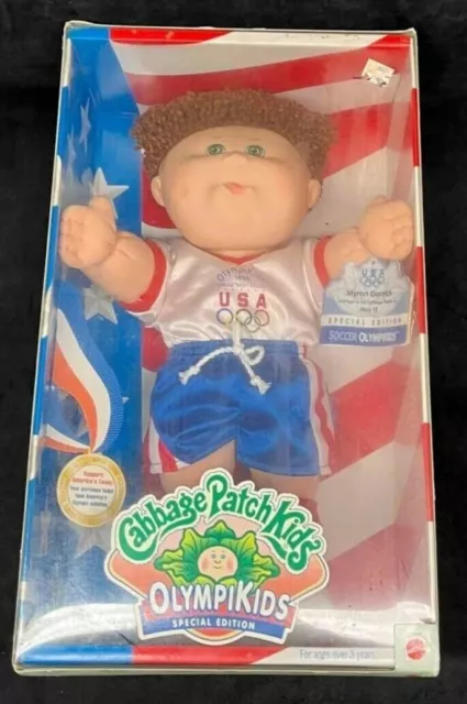 1996 Olympics Cabbage Patch Kids Soccer Olympikids Special Edition Doll New