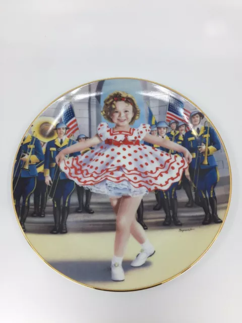 Shirley Temple Collection Plate Stand Up and Cheer Danbury Mint Limited Edition