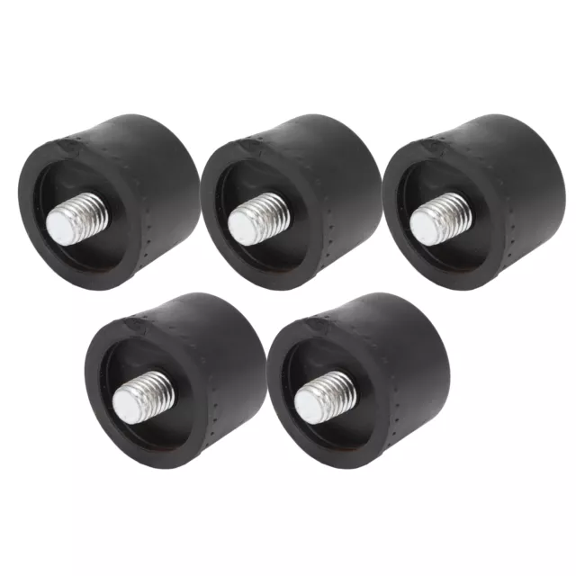 5Pcs Rubber Hammer Head Black Hammers Striking Head Tips NonSlip Oil Prevention❤