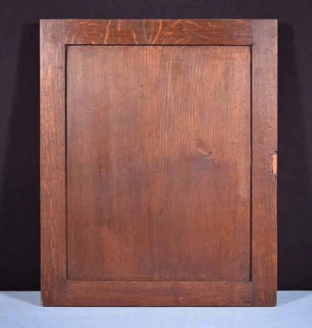 *Antique French Panel in Solid Oak Wood with Lion Face Highly Carved 11